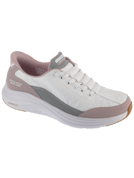Skechers Skechers Sneakersy Slip-ins: Contour Foam - Cozy Fit Biały