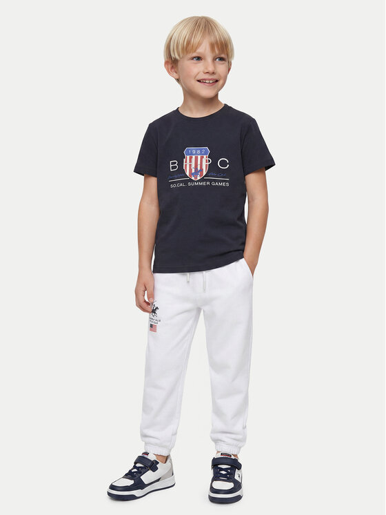 Beverly Hills Polo Club Beverly Hills Polo Club Póló P-SS26B-TS414011 Sötétkék Regular Fit