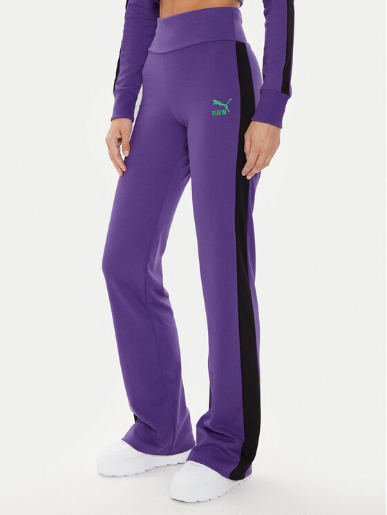 Puma Puma Teplákové kalhoty DUA LIPA 536629 Fialová Slim Fit