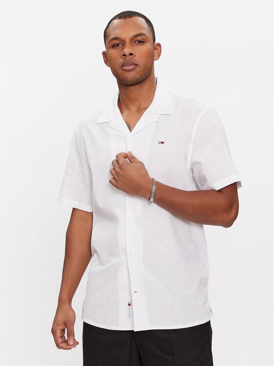 Tommy Jeans Tommy Jeans Camicia Camp DM0DM18963 Bianco Regular Fit