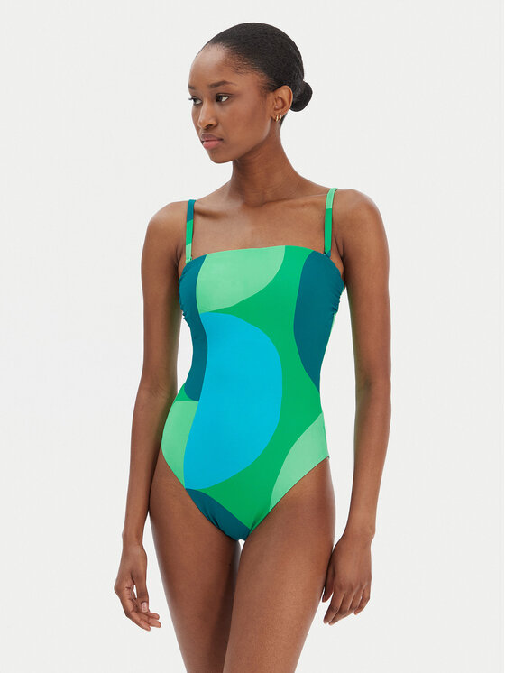 Seafolly Seafolly Női fürdőruha Sorrento 11117DD277 Zöld