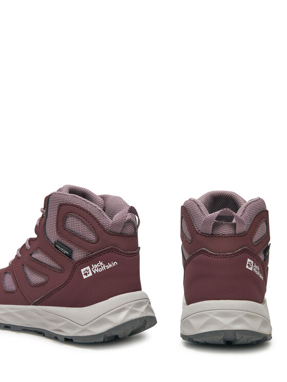 Jack Wolfskin Jack Wolfskin Trekking čevlji Woodland 2 Texapore Mid K 4059831 Vijolična