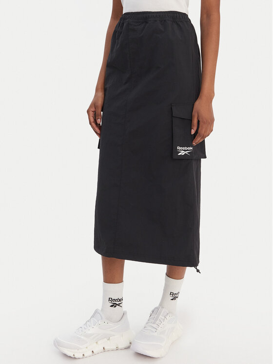 Reebok Reebok Midi svārki Gabrielle RK25513CCW Melns Regular Fit