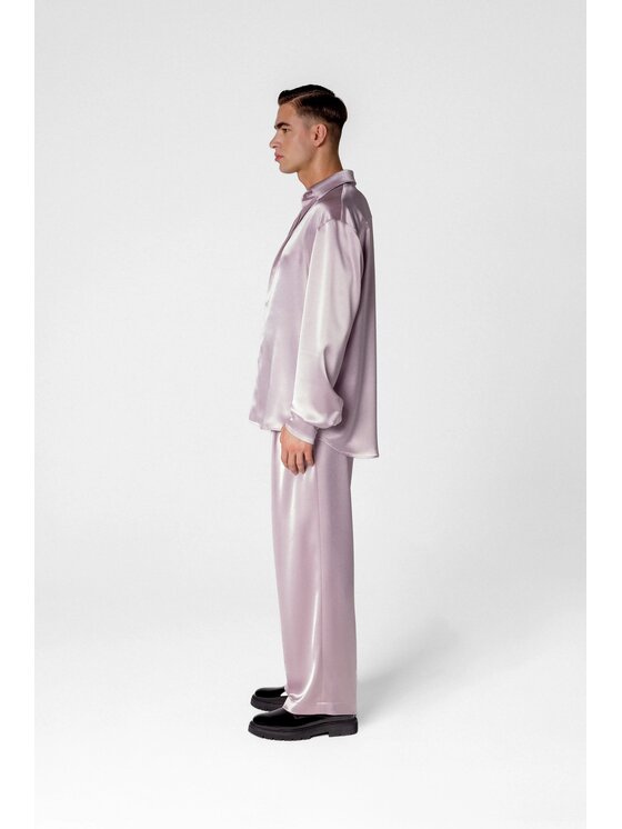 LE POSSÉ LE POSSÉ Camicia MSSWCF Viola chiaro Regular Fit