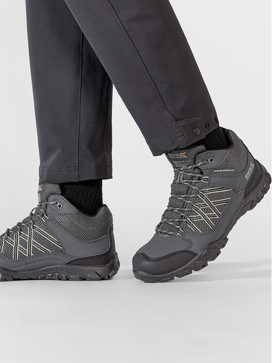 Regatta Regatta Παπούτσια πεζοπορίας Edgepoint Mid Wp RMF622 Γκρι