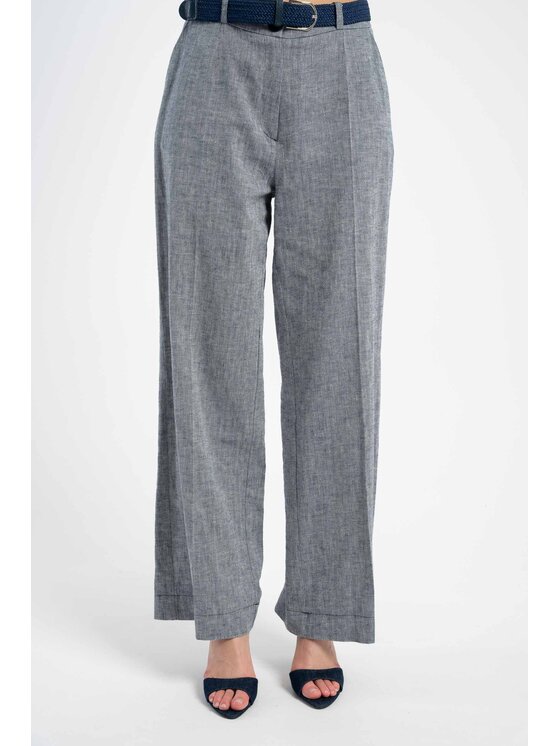 CLICK CLICK Παντελόνι υφασμάτινο 30-401 Σκούρο μπλε Relaxed Fit
