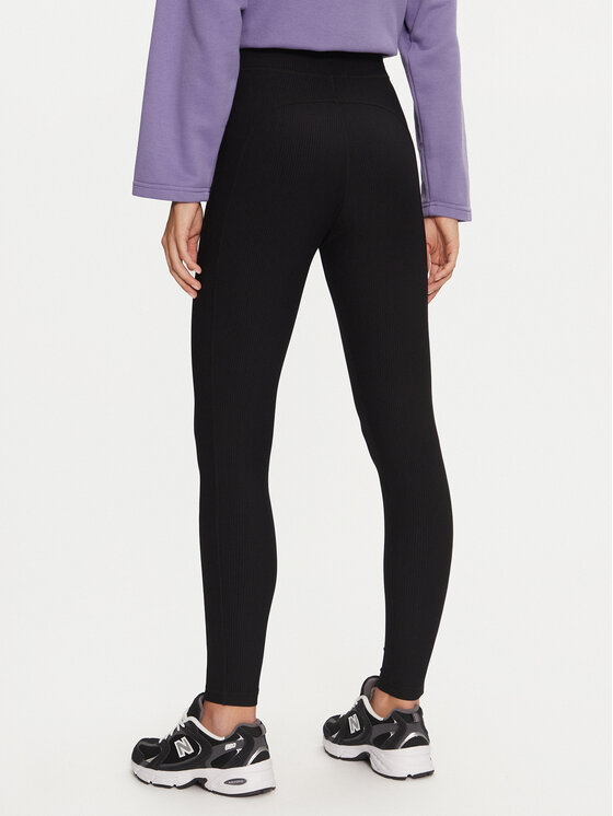 4F 4F Colanți 4FWAW24TTIGF185 Negru Slim Fit