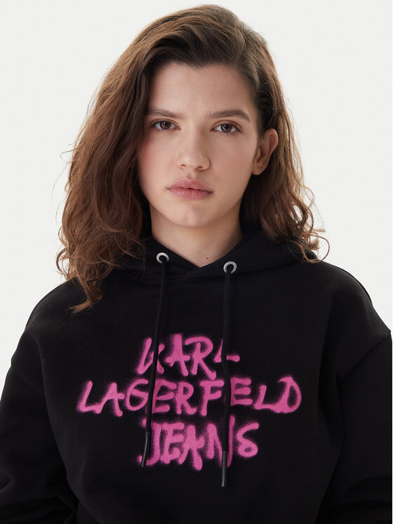 Karl Lagerfeld Jeans Karl Lagerfeld Jeans Sweatshirt B1W20039 Schwarz Regular Fit