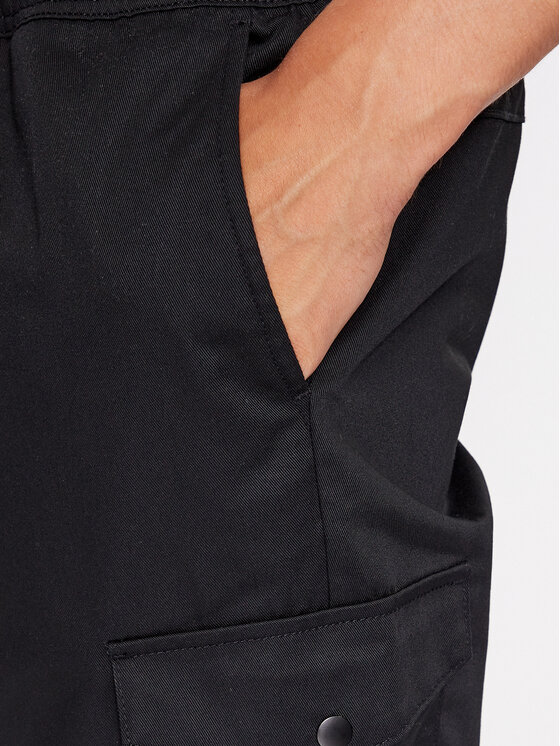 Jack&Jones Jack&Jones Auduma bikses 12237534 Melns Wide Leg