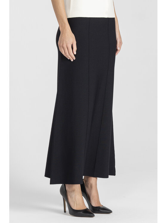 Deni Cler Milano Deni Cler Milano Spódnica maxi T-DC-751D-E5-20-90-1 Czarny A-Line Fit