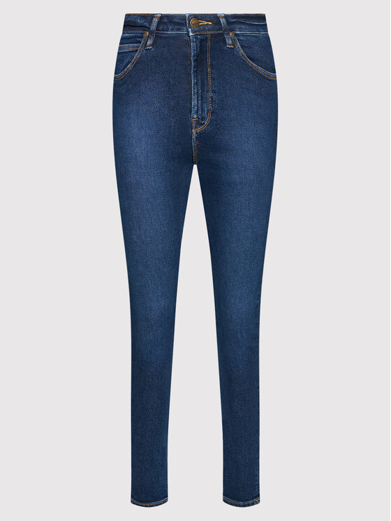 Lee Lee Džínsy Montana L32EDTRY 112139909 Tmavomodrá Skinny Fit