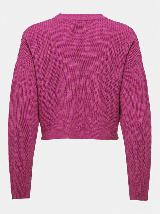 ONLY ONLY Пуловер Malavi 15284453 Розов Regular Fit