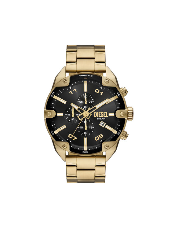 Diesel Diesel Uhr Spiked DZ4678 Goldfarben