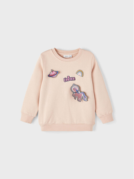NAME IT NAME IT Bluza 13221693 Różowy Regular Fit