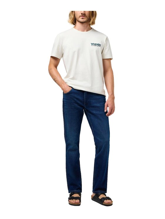 Wrangler Wrangler Jeansy 112360384 Granatowy Straight Fit