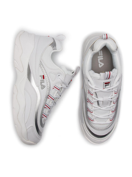 Fila ray low blanche best sale