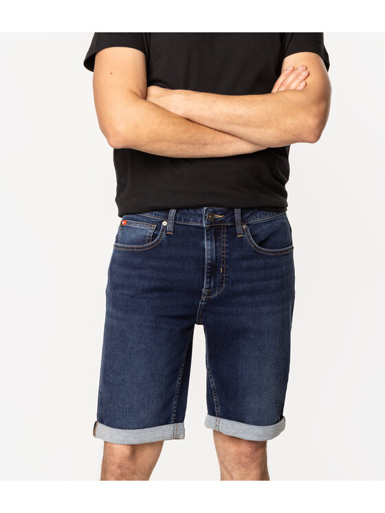 Lee Cooper Lee Cooper Bermudy JOG 1422 Niebieski Regular Fit