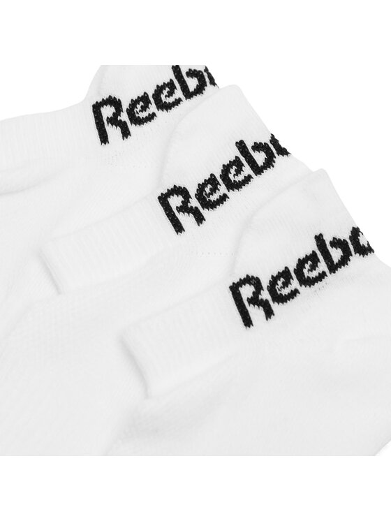 Reebok Reebok Zestaw 3 par niskich skarpet unisex R0356P-SS24 (3-pack) Biały