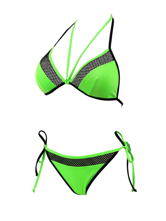 Miss Lou Miss Lou Bikini K-ML003 Zielony