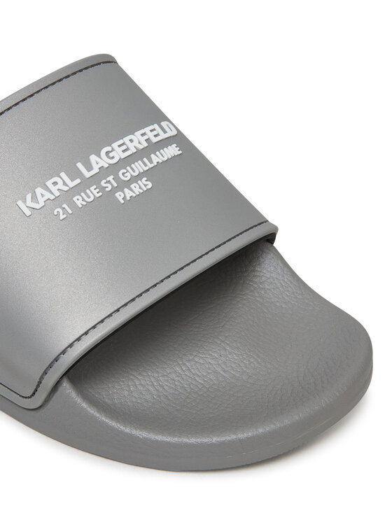KARL LAGERFELD KARL LAGERFELD Şlapi KL70008A Gri