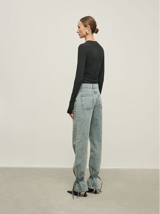 La Mania La Mania Jeansy ETZI 2 Niebieski Classic Fit
