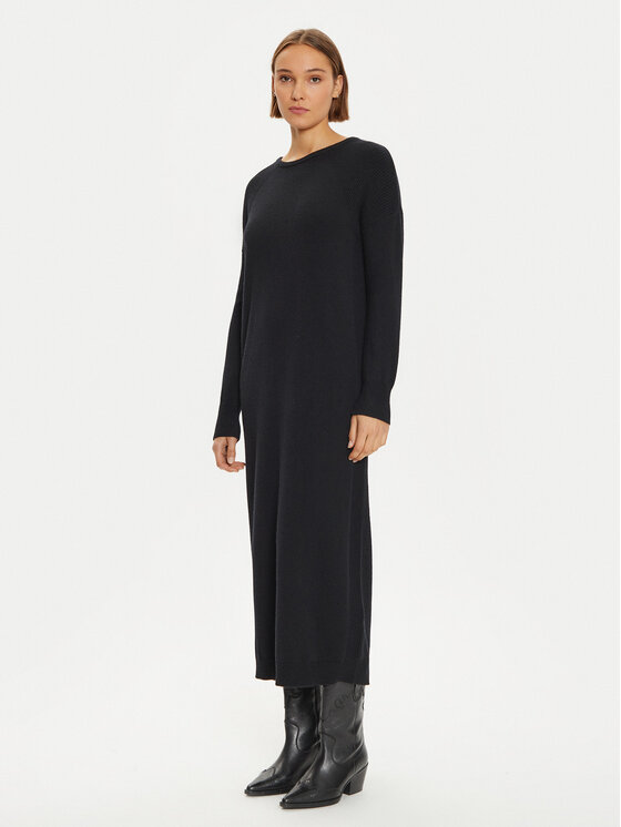 Liu Jo Liu Jo Φόρεμα υφασμάτινο WF4533 MS009 Μαύρο Regular Fit