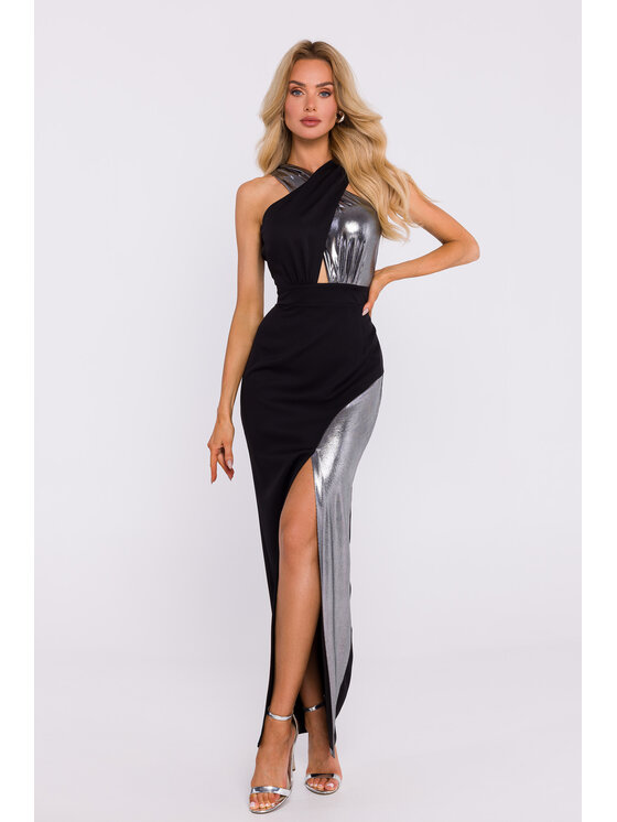 Made of Emotion Made of Emotion Abito da sera M835 Nero Sexy Straight Fit