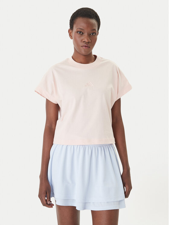 adidas adidas T-Shirt ALL SZN JY7807 Ροζ Regular Fit