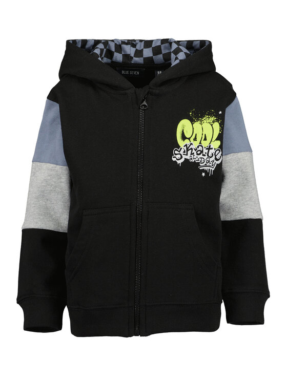 Blue Seven Blue Seven Mikina 864710 X Černá Regular Fit
