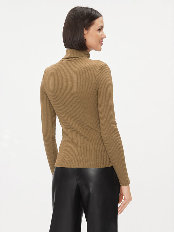 ONLY ONLY Krekls ar augstu apkakli 15307687 Brūns Regular Fit