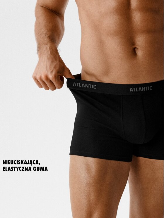 Atlantic Atlantic Bokserki sport Czarny