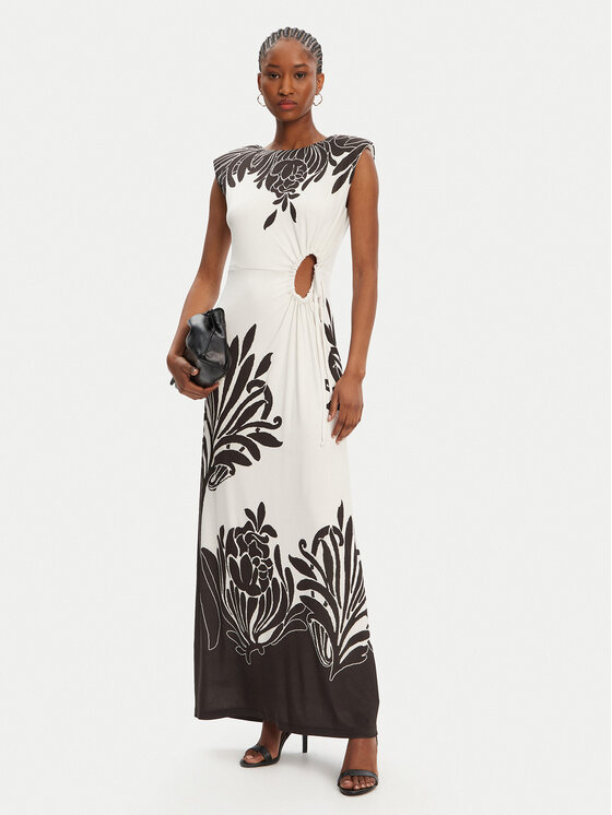 ACCESS FASHION ACCESS FASHION Rochie de seară 53-3311-052 Alb Slim Fit