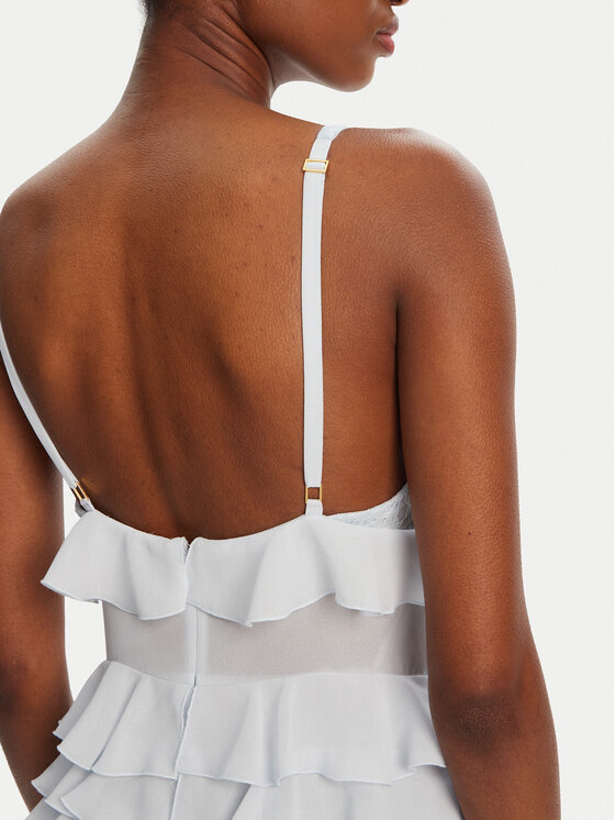 Elisabetta Franchi Elisabetta Franchi Abito da cocktail AB-R42-52E2-V680 Bianco Regular Fit