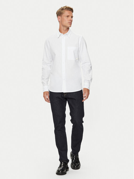 Calvin Klein Jeans Calvin Klein Jeans Koszula J30J326182 Biały Regular Fit