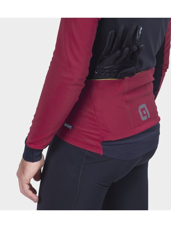 Alé Cycling Alé Cycling Kurtka softshell R-EV1 Future Warm Bordowy Regular Fit