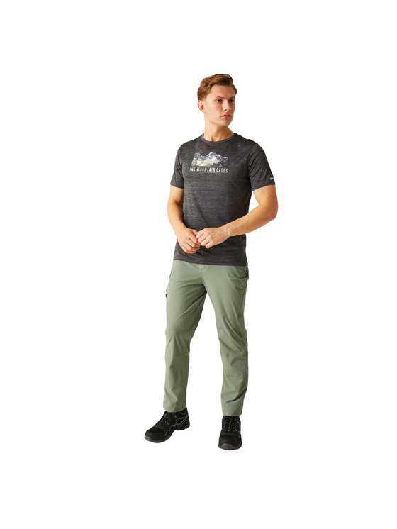 Regatta Regatta Spodnie outdoor Travel Light Zielony Stretch Fit