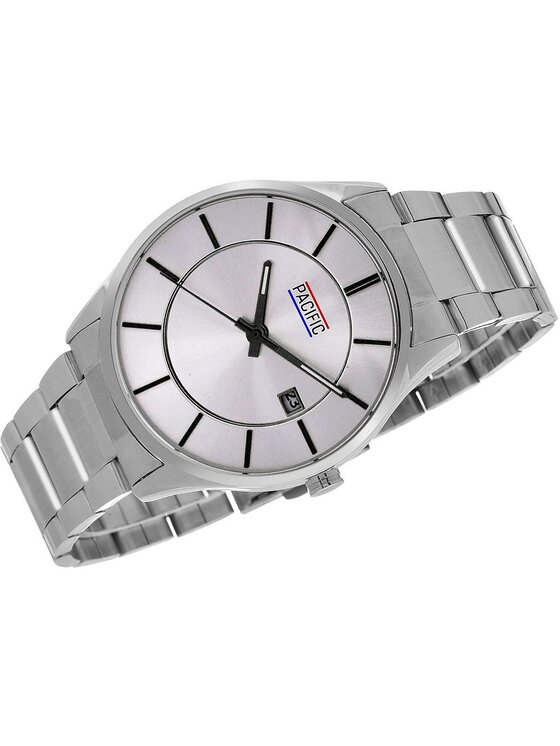 Pacific Pacific Zegarek PC00437 Srebrny