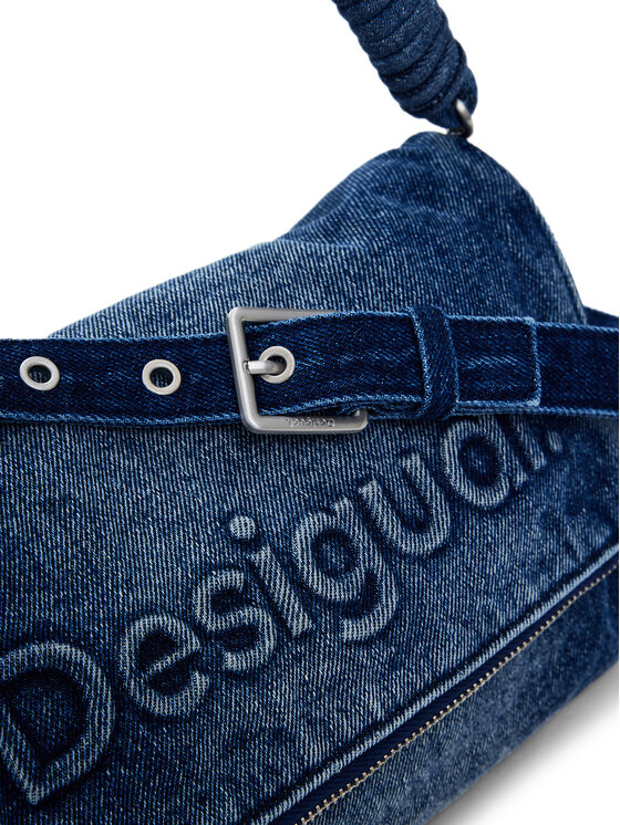 Desigual Desigual Torbica Half Logo 25SAXD23 Plava