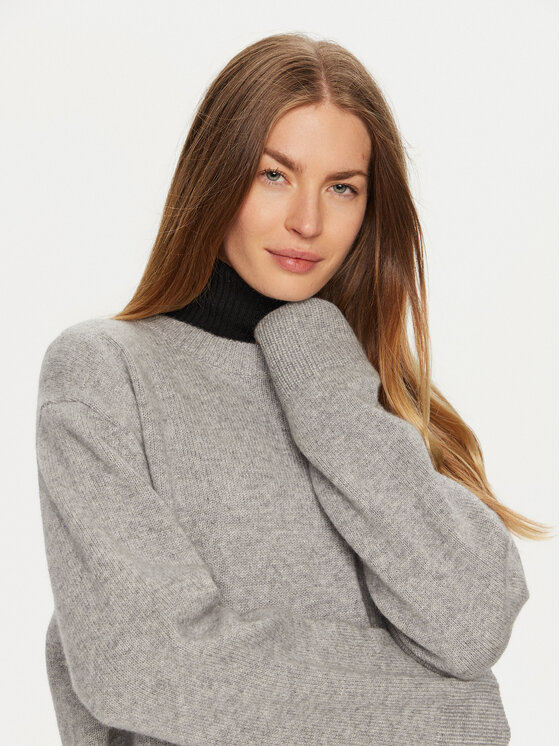Herskind Herskind Sweter Doofa 5335974 Szary Regular Fit