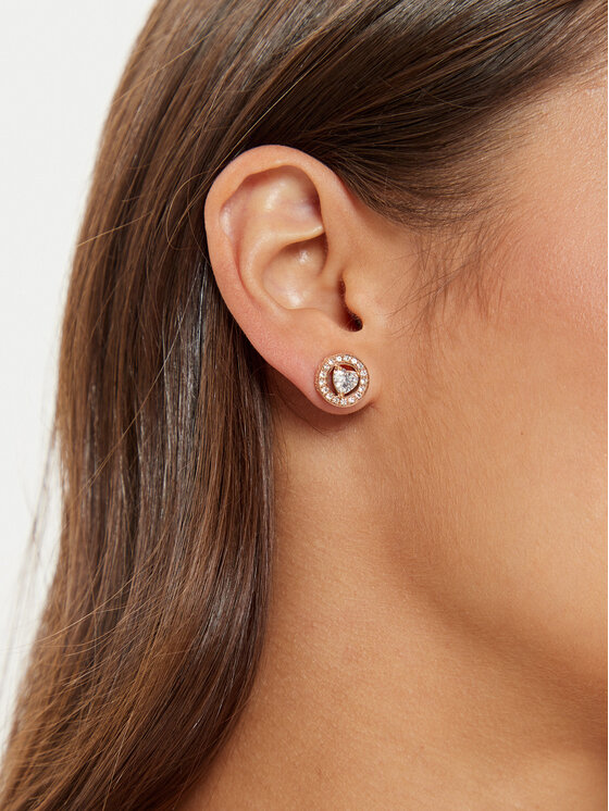 Guess Guess Komplekti kuuluvad kaelakee ja rõngad JUBS04 694JW Kuldne
