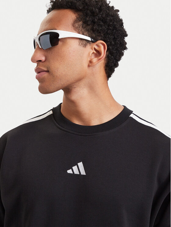 adidas adidas Sweatshirt Essentials 3-Stripes Fleece KY6583 Schwarz Regular Fit