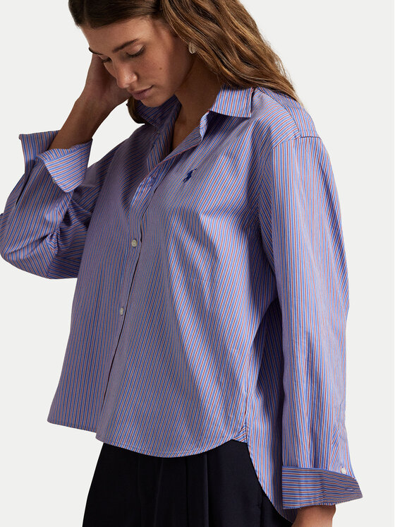 Polo Ralph Lauren Polo Ralph Lauren Camicia 211973130001 Viola Boxy Fit