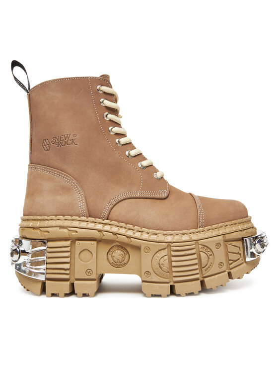 Botine NEW ROCK M-WALL083C-C18 Maro