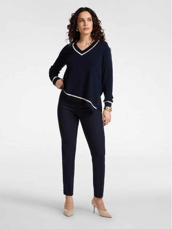 Elena Mirò Elena Mirò Pantaloni di tessuto P023P000476N034 Blu Slim Fit