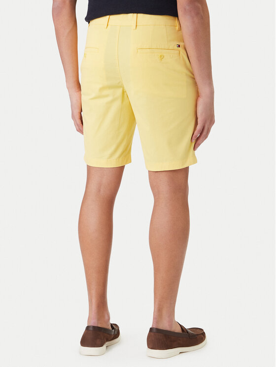 Tommy Hilfiger Tommy Hilfiger Auduma šorti Deton 9.5 MW0MW42351 Dzeltens Slim Fit