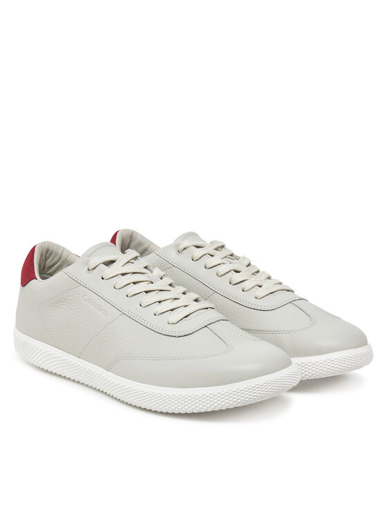 Calvin Klein Calvin Klein Sneakersy Low Top Lace Up Tmbl Lth HM0HM01803 Beżowy