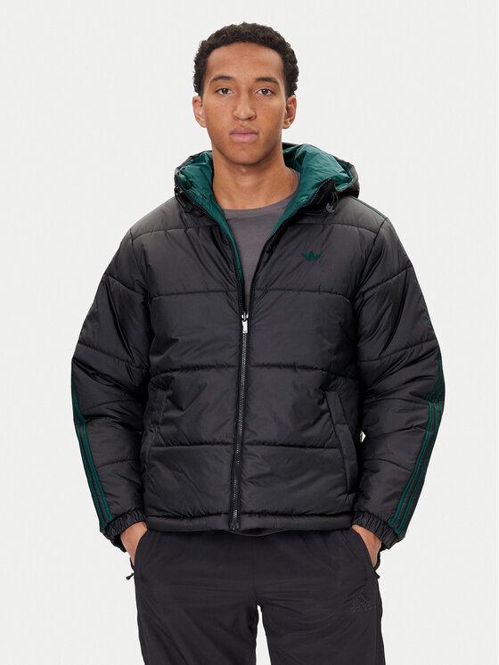 adidas Kurtka zimowa adicolor Reversible JX6447 Czarny Regular Fit