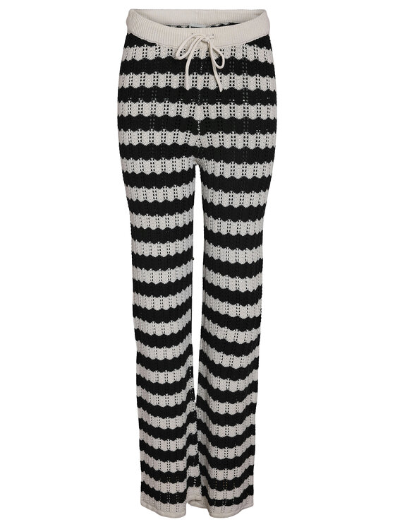 Noisy May Noisy May Pantaloni tricotați Laika 27033781 Negru Flared Fit