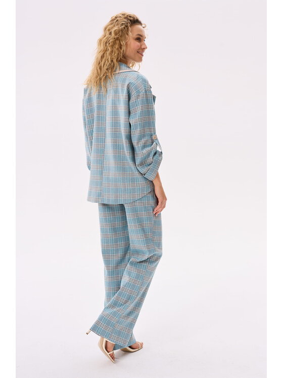 blue shadow blue shadow Marynarka Bella BS Niebieski Standard Fit