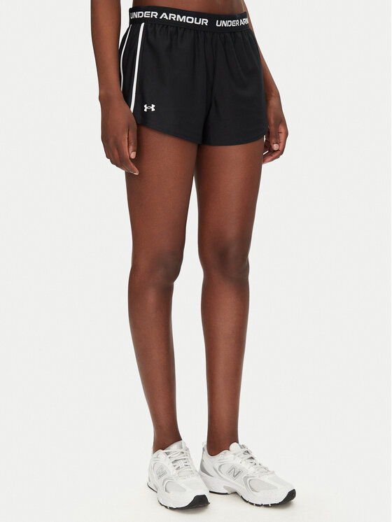 Under Armour Športové kraťasy Tech Play Up 1389882 Čierna Regular Fit